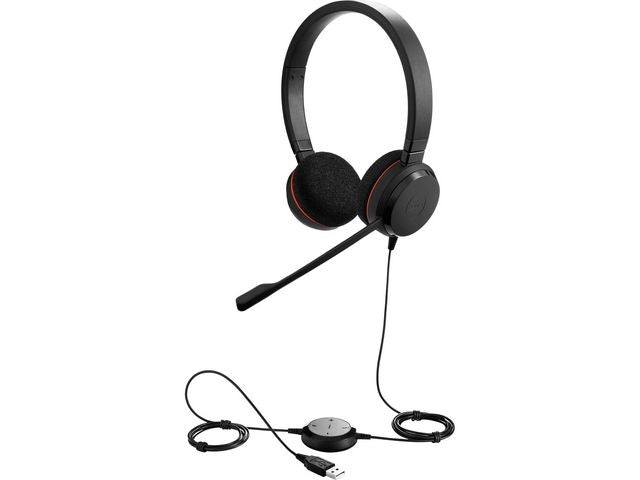 Headset JABRA Evolve 20 MS On-Ear USB-A