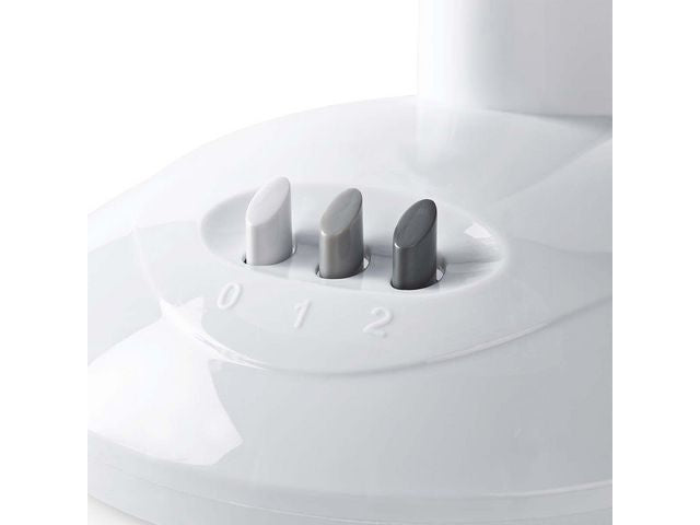 Bordsfläkt NEDIS 23 cm 22W plast vit