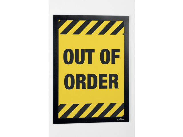 Magnetram DURAFRAME tapet A4 svart