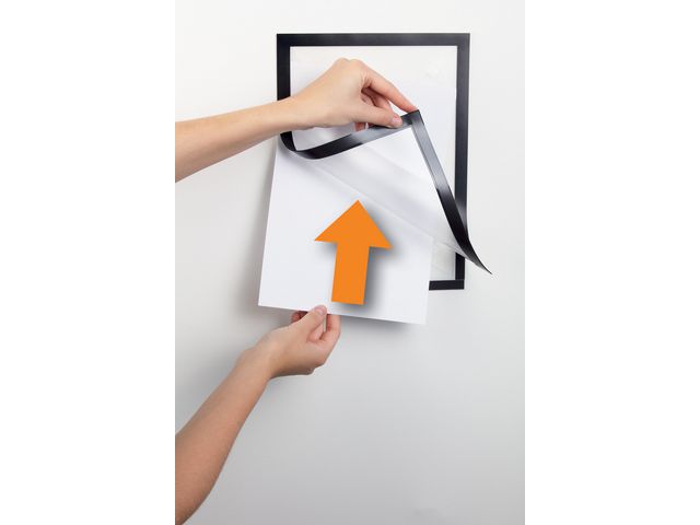 Magnetram DURAFRAME tapet A4 svart