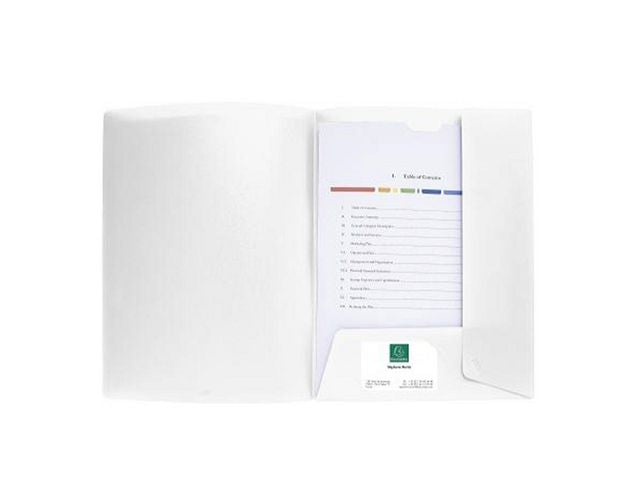 Projektmapp EXACOMPTA PP A4 vit