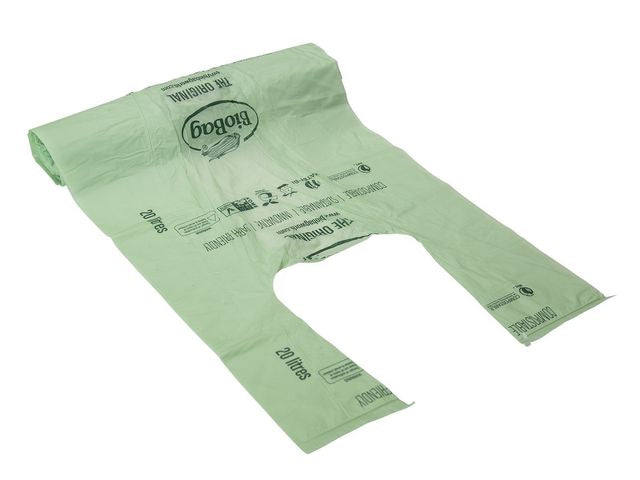 Papperskorgspåse BIOBAG 20L 15my 25/rl