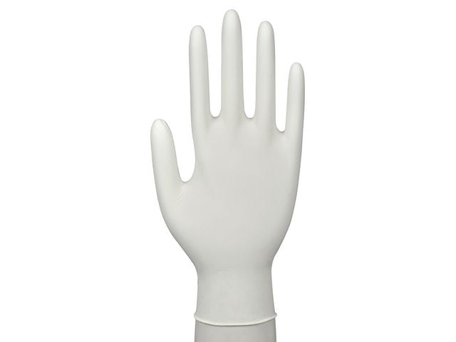 Nitrilhandske acc./pfri vit XL 100/fp