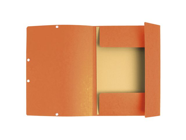 Gummibandsmapp EXACOMPTA 3-kl ECO orange