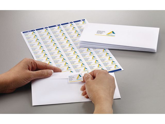 Etikett AVERY QP 38,1x21,2mm 1625/fp