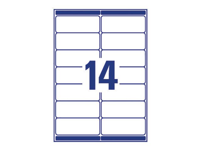 Etikett AVERY UG 99,1x38,1mm 1400/fp