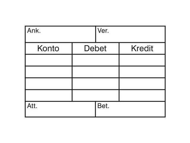 Stämpel COLOP EOS kontering UG1