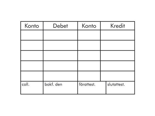 Stämpel COLOP EOS kontering UG4