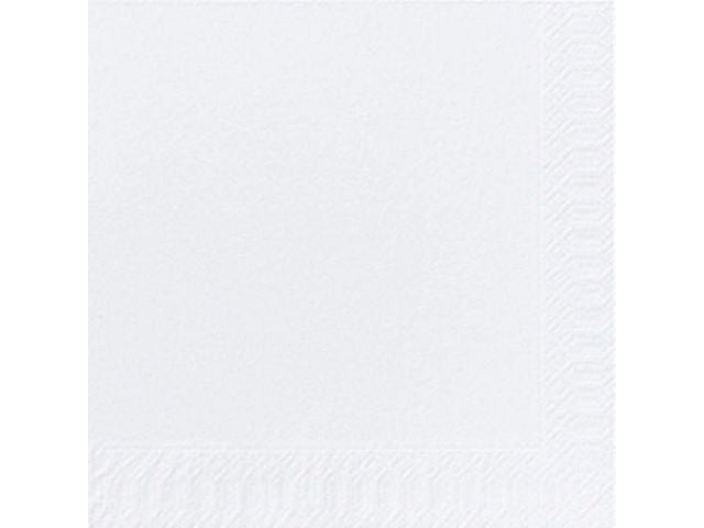 Servett 3-lags 33x33cm vit 125/fp