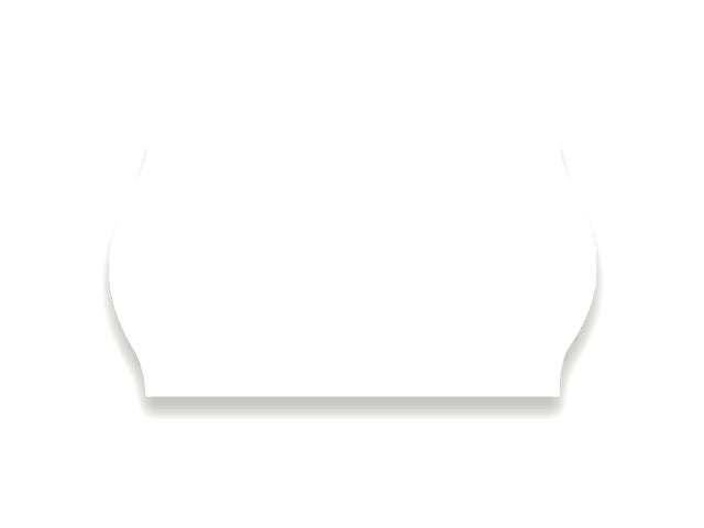 Prisetikett 26x16mm G1 vit 8400/fp