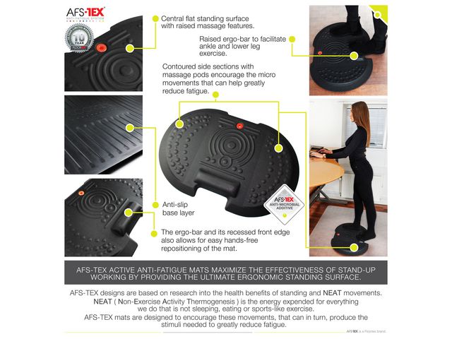 Arbetsplatsmatta AFS-TEX 4000X 50x76cm