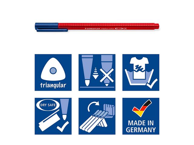 Fineliner STAEDTLER Triplus Color 10/fp