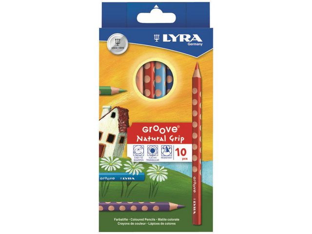 Färgpenna LYRA Groove 10/fp