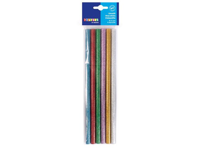 Limstänger 11 mm glitter 6/fp