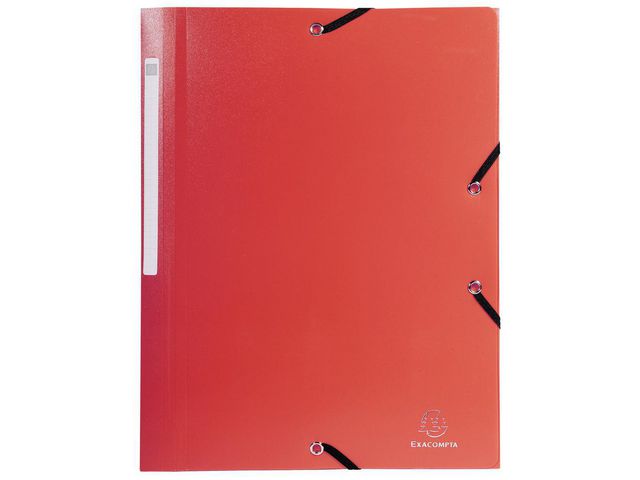 Gummibandsmapp PP sort färger