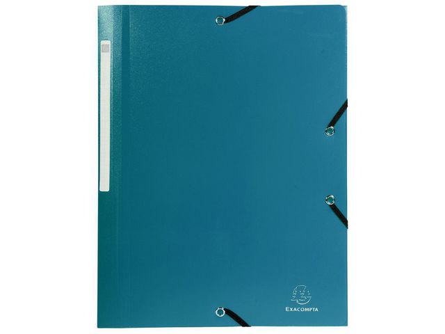 Gummibandsmapp PP sort färger