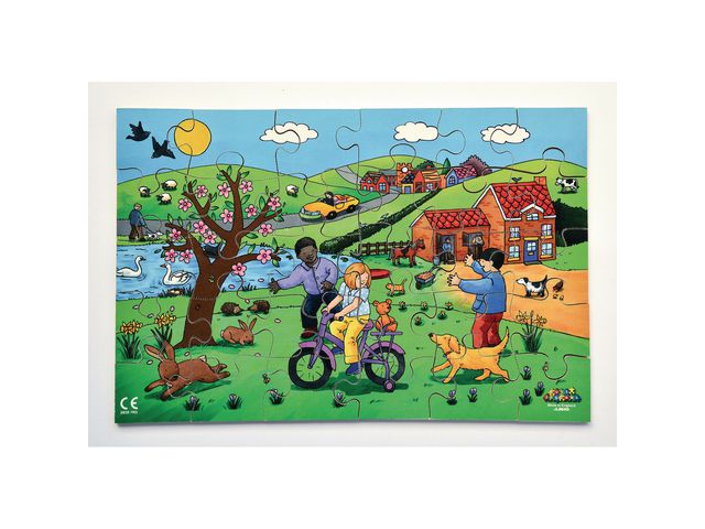 Pussel 4 årstider 4 olika pussel