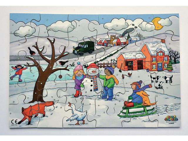 Pussel 4 årstider 4 olika pussel