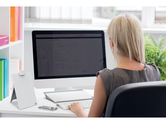 Glastavla NOBO memotavla 22x30cm