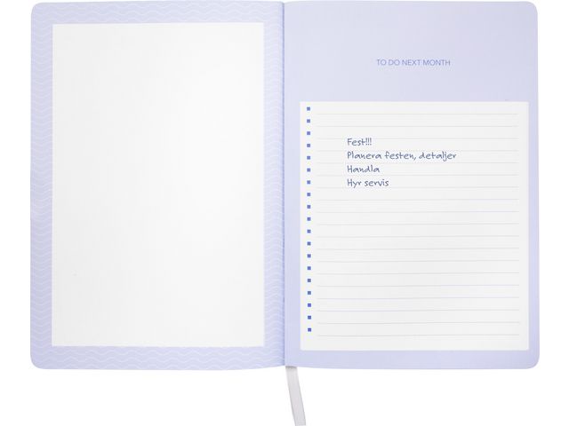 Kalender Week planner odaterad rosa 1051