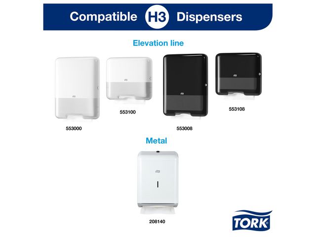 Dispenser TORK H3 Handduk Mini vit