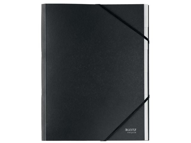 Gummibandsmapp LEITZ recy u-kl A4 svart