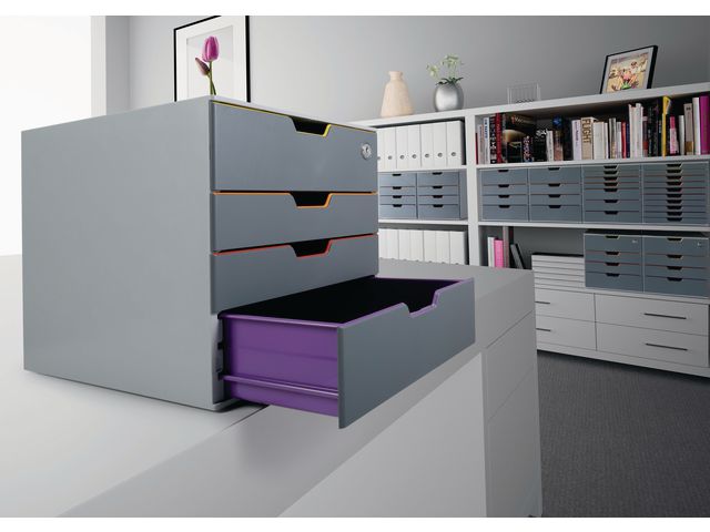 Blankettbox DURABLE Varicolor 4 Safe grå