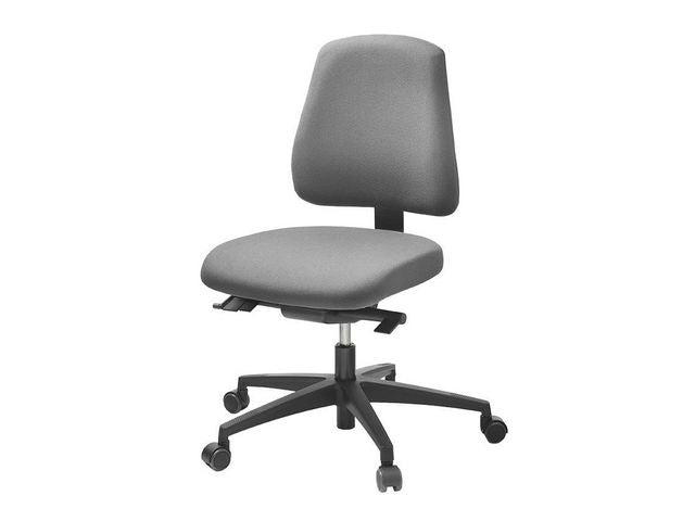 Kontorsstol LD6330 utan armstöd grå