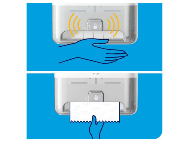 Dispenser TORK H1 MATIC Sensor svart
