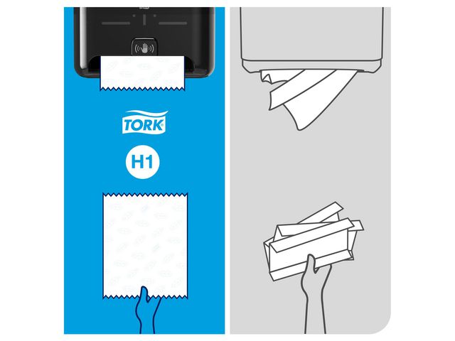 Dispenser TORK H1 MATIC Sensor svart