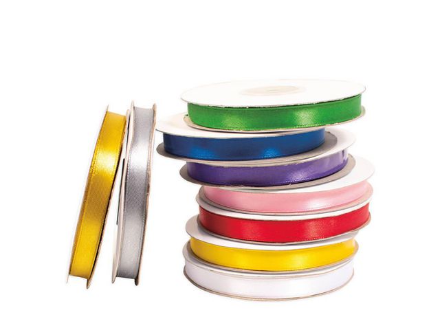 Satinband 10mmx30m 9 färger 9/fp