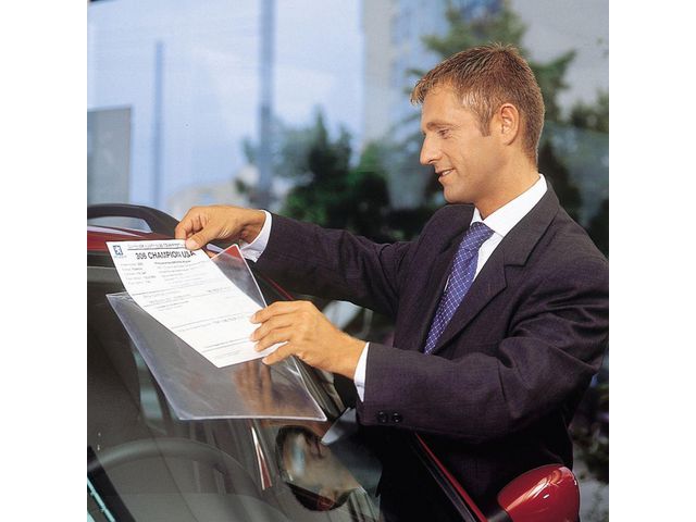 Plastfodral DJOIS självhäft A4 5/fp