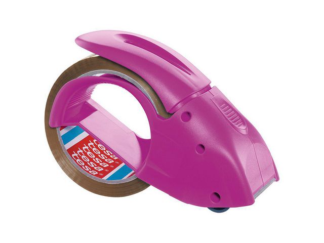 Tejphållare packtejp TESA Pack-n-Go rosa