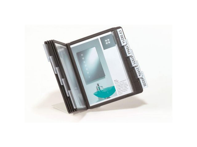 Bordsställ VARIO A5 med 10 ramar svart