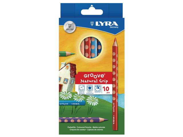 Färgpenna LYRA Groove 10/fp