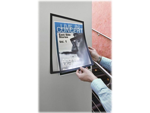 Magnetram självh.DURAFRAME A3 svart 2/fp