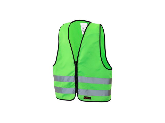 Reflexväst dragkedja Barn XS Grön