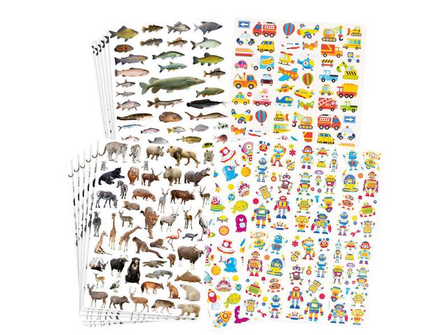 Stickers storpack blandade motiv 526/fp