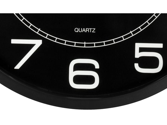 Väggur UNILUX Mega Ø57,5cm svart