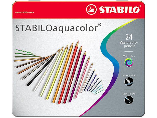 Färgpenna STABILO Akvarell 24/fp