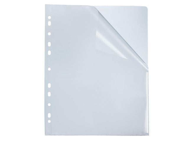 Plastficka sig BANTEX A4 0,12 vit 100/fp