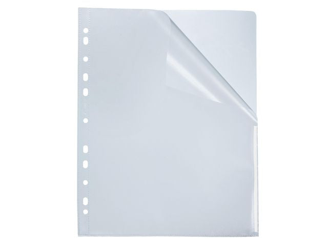 Plastficka sig BANTEX A4 0,12 vit 100/fp