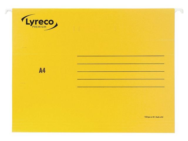 Hängmapp LYRECO premium A4 gul 25/fp