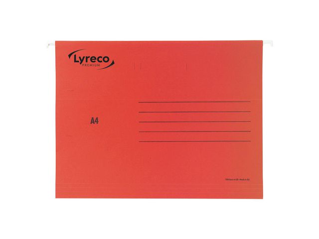 Hängmapp LYRECO premium A4 röd 25/fp