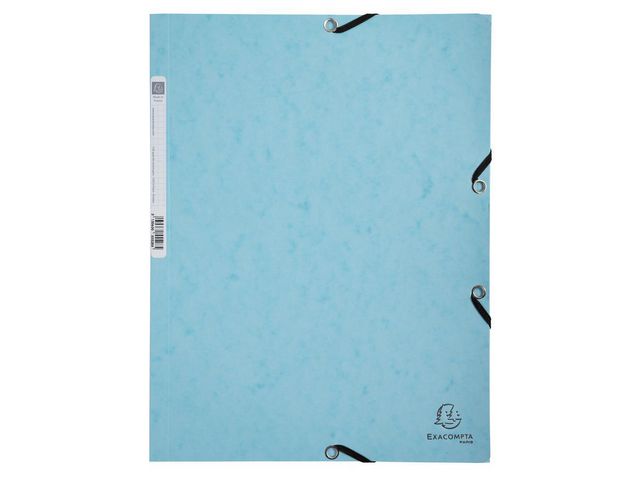 Gummibandsmapp EXACOMPTA A4 3k past 5/fp