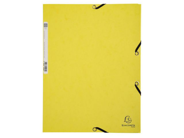 Gummibandsmapp EXACOMPTA A4 3k past 5/fp