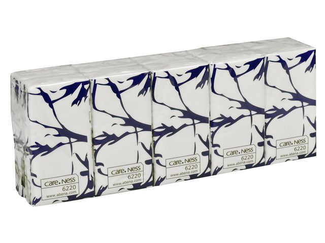 Ansiktsservett ABENA näsduk 10x10/fp