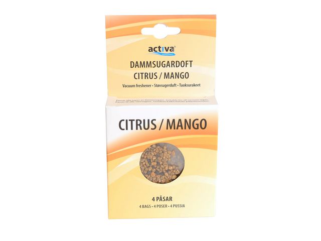 Dammsugardoftkulor Citrus Mango 4/fp