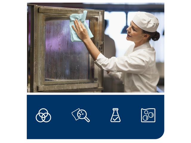 Rengöringsduk TORK Precis.W8 blå 75/fp