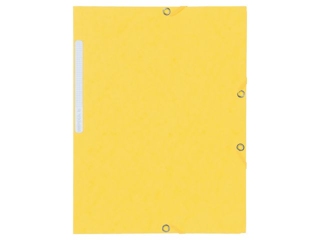 Gummibandsmapp LYRECO kart A4 gul 10/fp